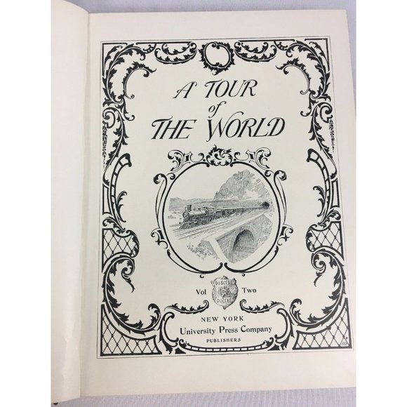 A Tour Of The World Volume Two Book Hardcover Copyright 1896 - Picture 5 of 8